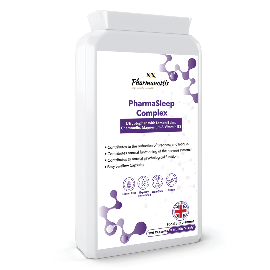 PharmaSleep Complex 120 Vegan Capsules - L-Tryptophan Complex